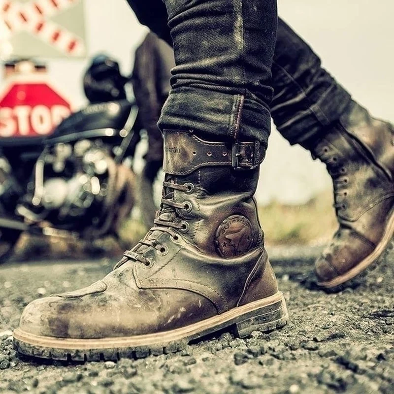 Bottines moto Stylmartin™ - ROCKET WP MARRON