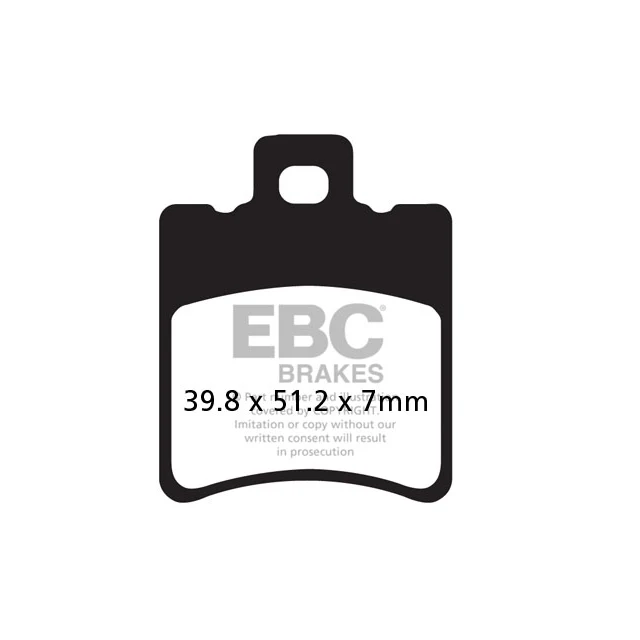 Pastillas de freno delanteras Yamaha Jog R/RR / Aerox EBC - carbono