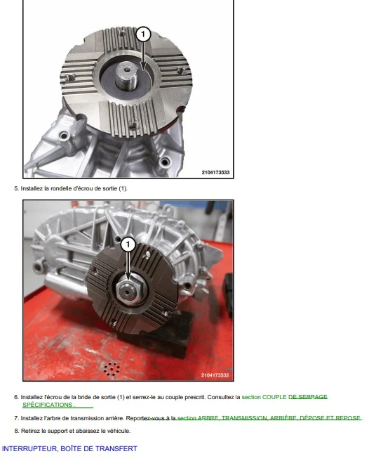 Manuel d'atelier Dodge RAM 1500 2021 2023 français anglais