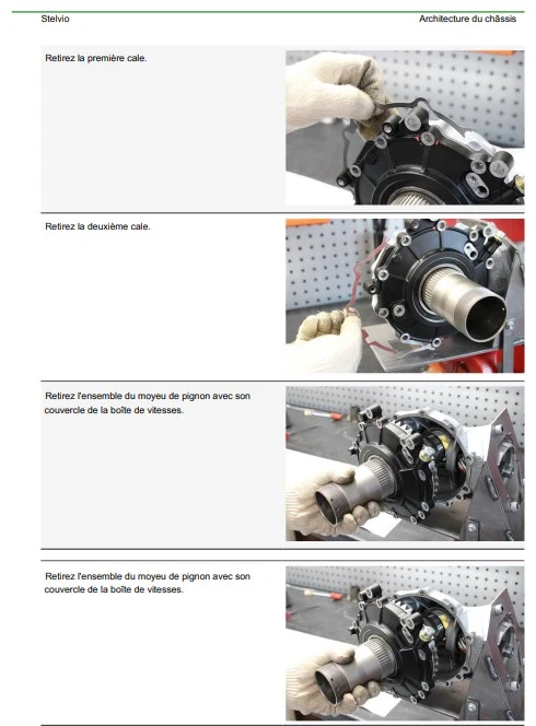 Manuel d'atelier Moto Guzzi Stelvio 2024 français