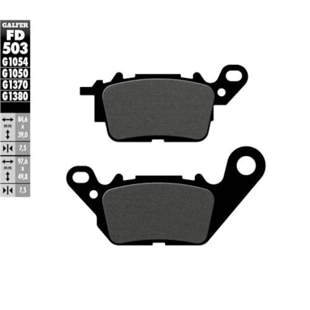 Pastillas de freno delanteras Yamaha N-Max 125/150 >2015 Galfer - semi-metal