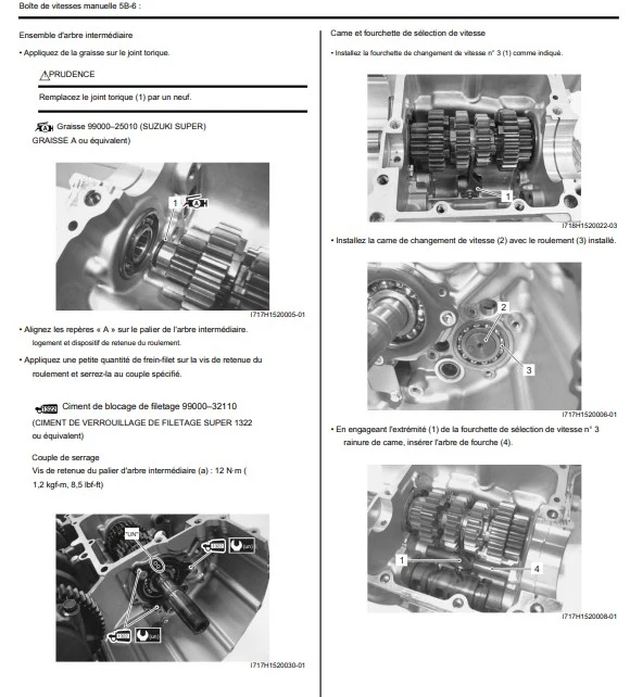 Manuel d'atelier Suzuki GSF650 2007 pdf français