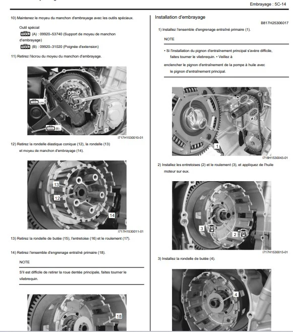 Manuel d'atelier Suzuki GSF650 2007 pdf français