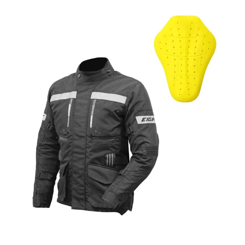Blouson de moto homme - Trekk noir