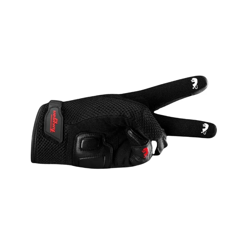 Gants moto été homme - TD12 Evo Noir