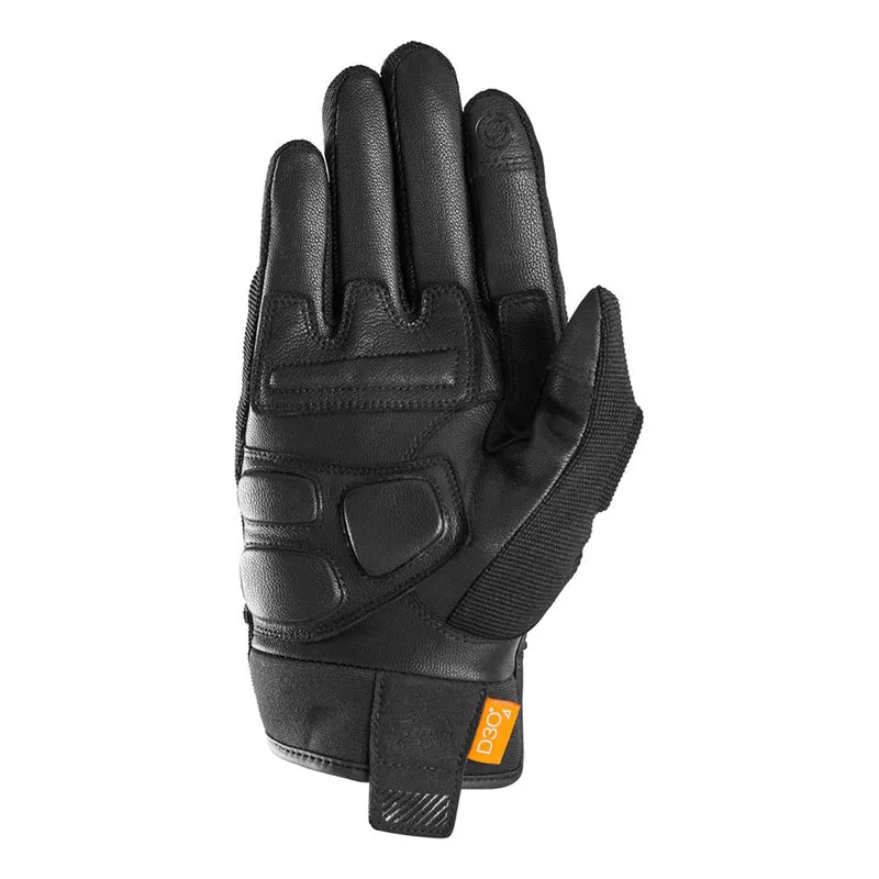 Gants moto été homme - Jet D3O® Evo Noir et Blanc