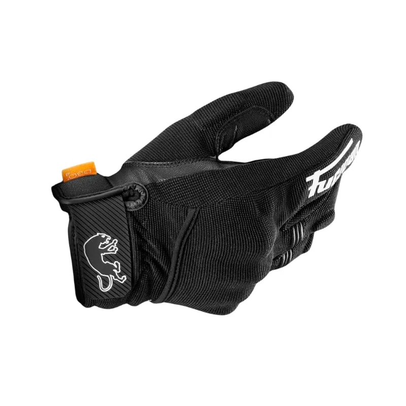 Gants moto été homme - Jet D3O® Evo Noir et Blanc