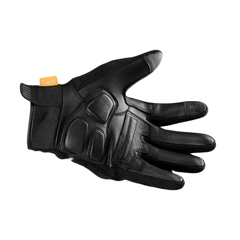 Gants moto été homme - Jet D3O® Evo Noir et Blanc