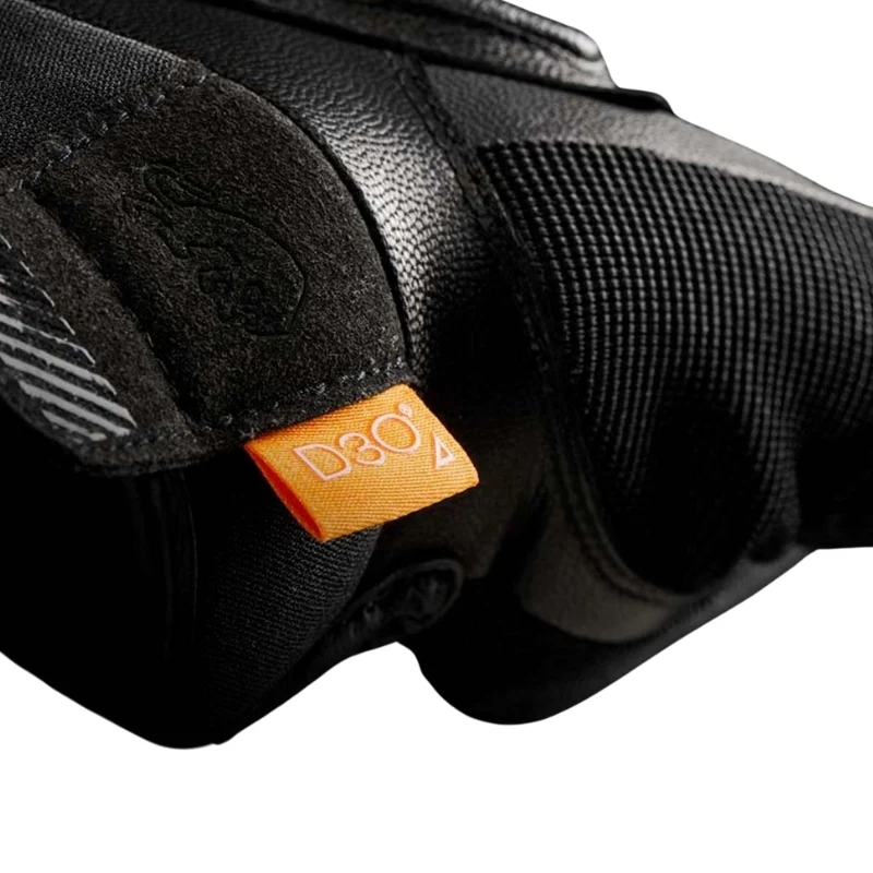 Gants moto été homme - Jet D3O® Evo Noir et Blanc