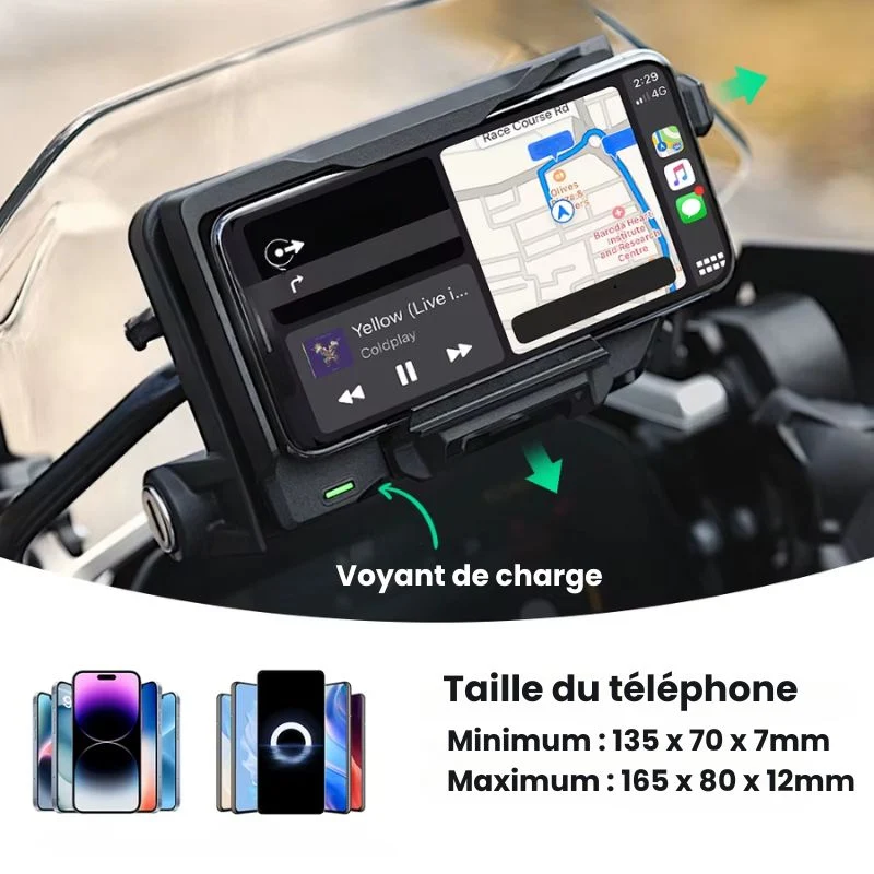 Support téléphone BMW R1200/1250GS, R1300RS/GS, S1000XR, F750GS, F850GS ADV
