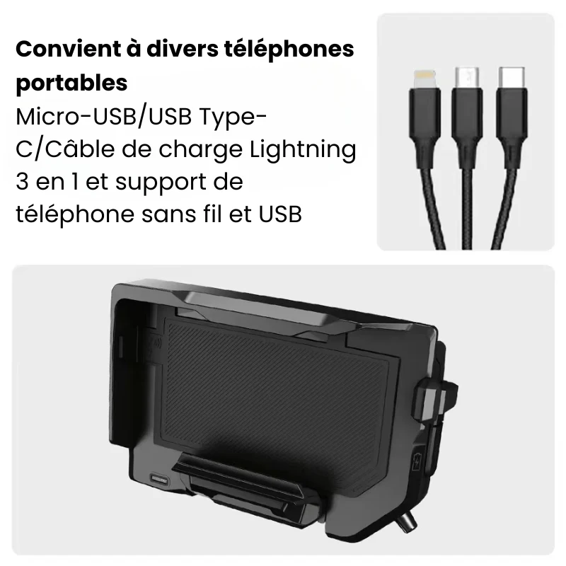 Support téléphone BMW R1200/1250GS, R1300RS/GS, S1000XR, F750GS, F850GS ADV