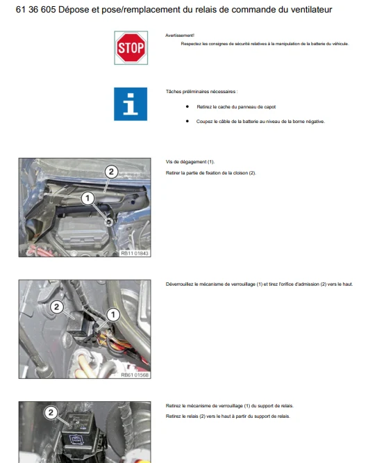 Manuel d'atelier BMW série 3 F30 2019 français