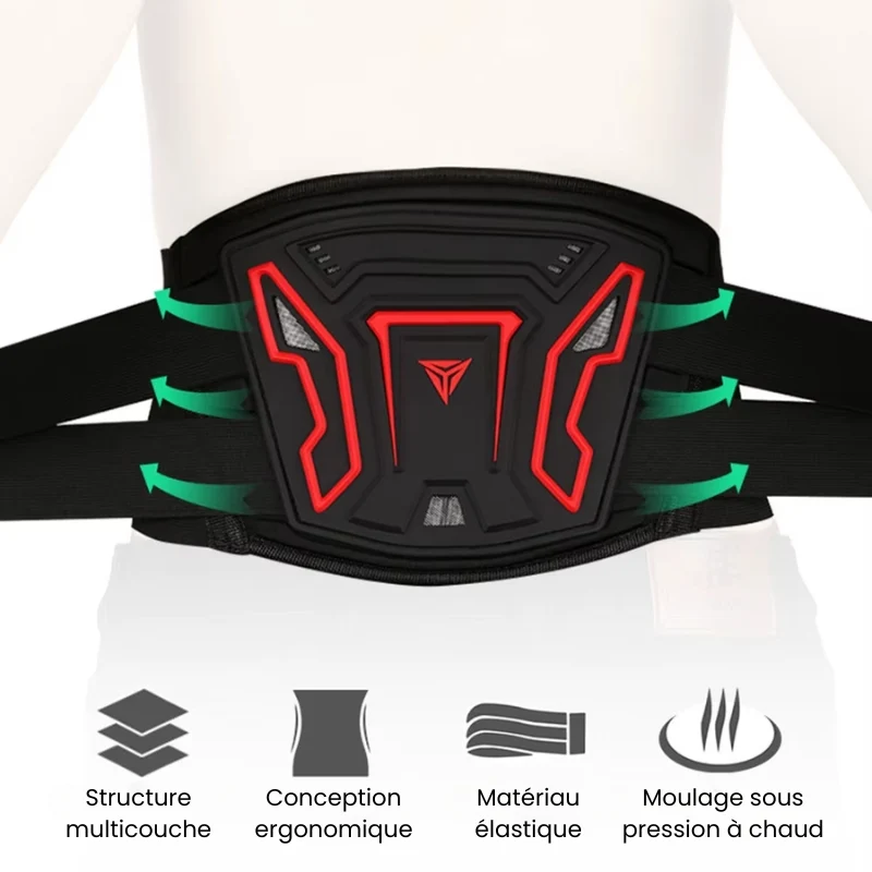 Ceinture lombaire pour moto