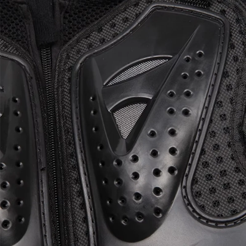 Gilet Pare pierre motocross noir