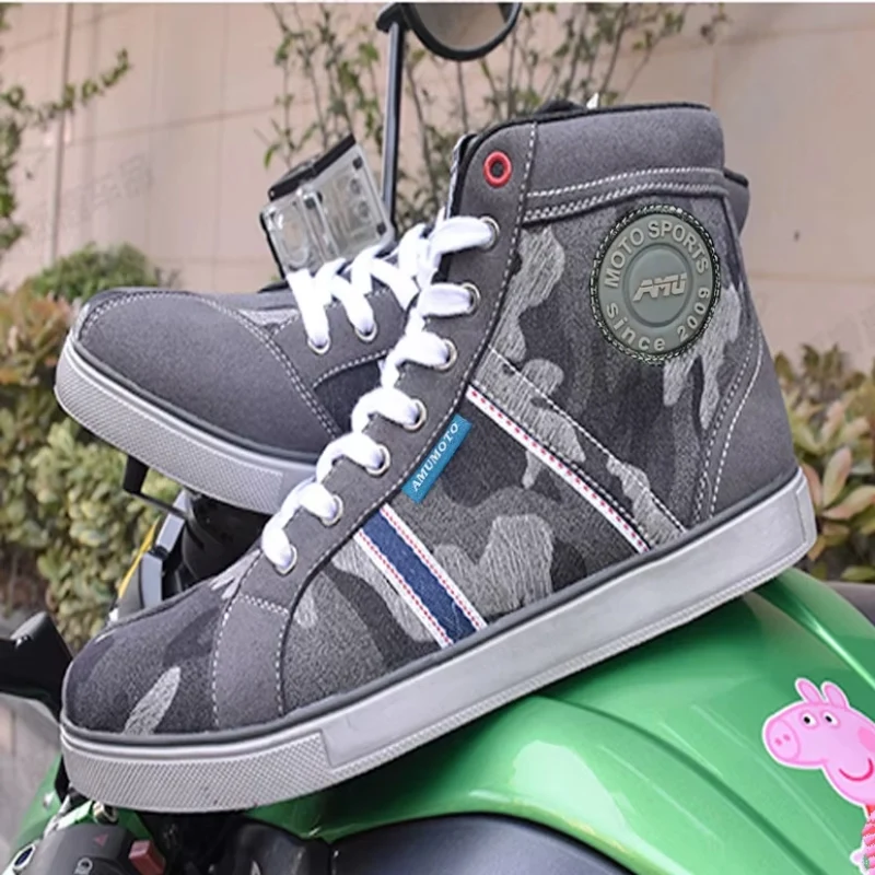 Basket moto montante - Camo
