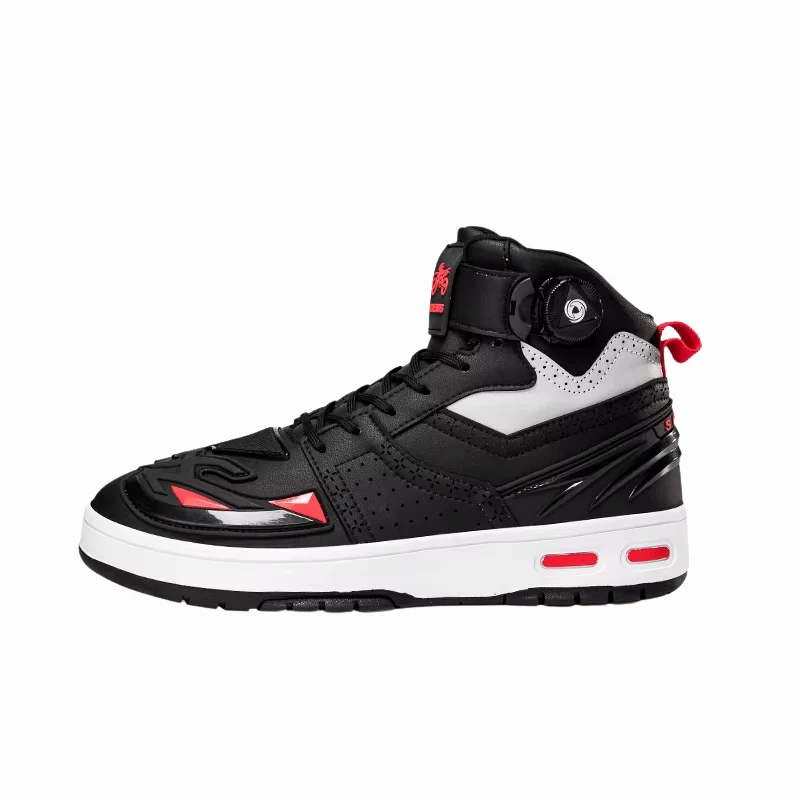 Basket moto - Noir et rouge