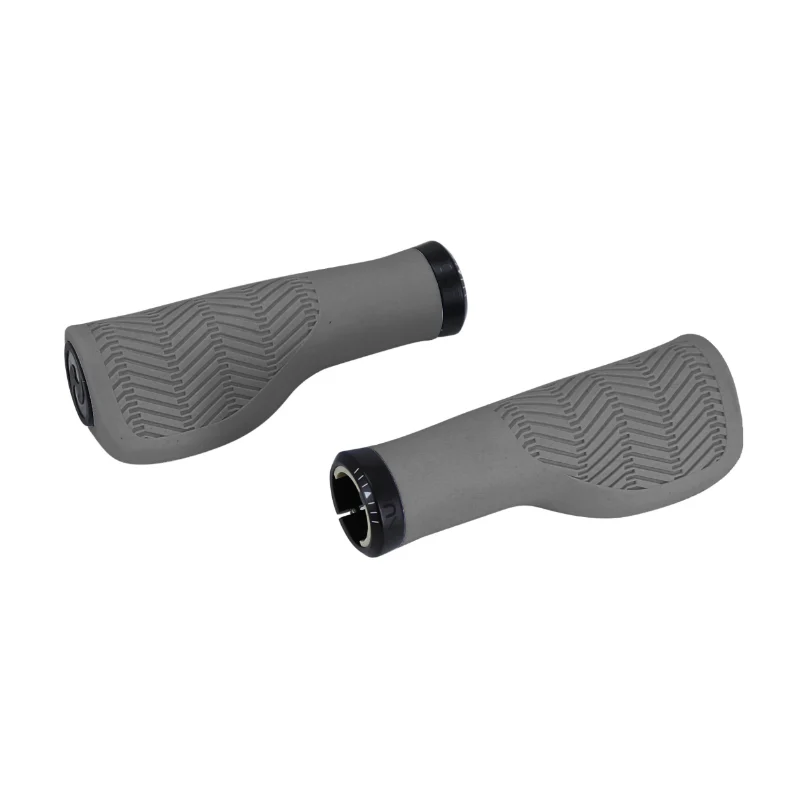 Poignée City Herrmans Nucore Town Ergonomique Avec Lock-On Gris L 130 mm Diam 22 mm (Paire Sur Carte)