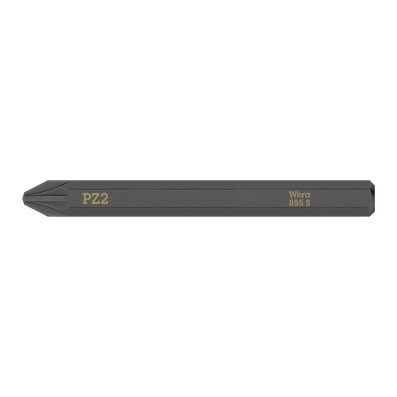 Embouts-Lames Interchangeables De Tournevis A Frapper Wera 855 S 1-4 Cruciforme Pozidriv Pz2 L 70 mm (Vendu A L'Unite)) -Marque Allemande Pour Les Ateliers-
