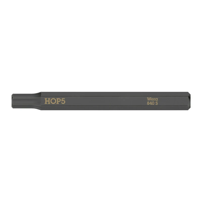 Embouts-Lames Interchangeables De Tournevis A Frapper Wera 840 S 1-4 6 Pans-Allen 5 mm L 70 mm (Vendu A L'Unite)) -Marque Allemande Pour Les Ateliers-