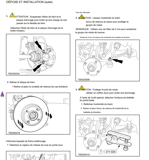Manuel d'atelier Ford Fiesta ST 150 2005 2008 français