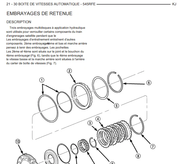 manuel d'atelier moteur Jeep 2,5 2,8 CRD français
