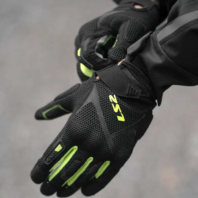 Guantes LS2 Ray II Man - Negro/Amarillo