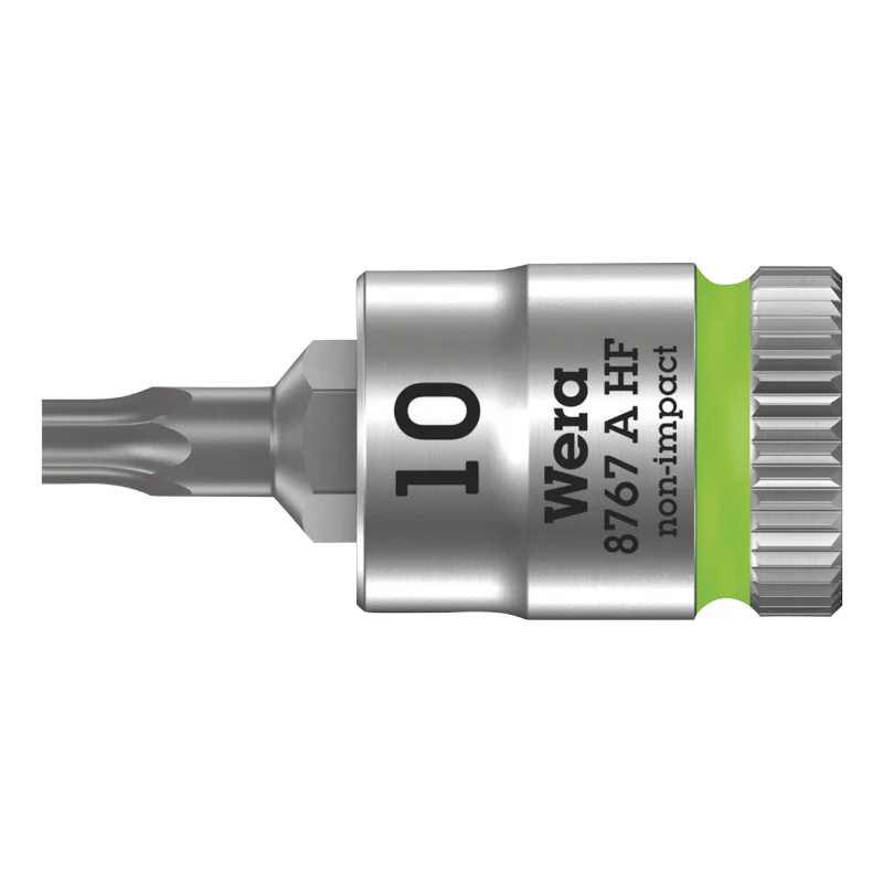 Douille Torx Wera 8767 A Zyklop 1-4 T10 Longueur 28 mm (Vendu A L'Unite) -Marque Allemande Pour Les Ateliers-