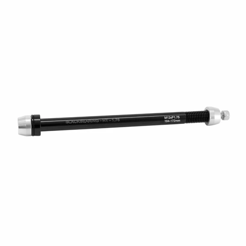 Axe Traversant - Blocage VTT-Route Blackbearing Filetage M12X1.75 mm Longueur 160 A 172 mm - Pour Home Trainer