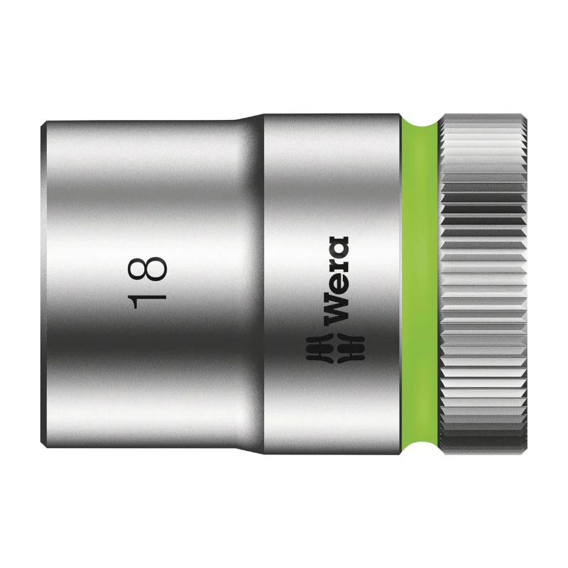 Douille Wera 8790 Hmc Zyklop 1-2 Diam 18 mm (Vendu A L'Unite) -Marque Allemande Pour Les Ateliers-