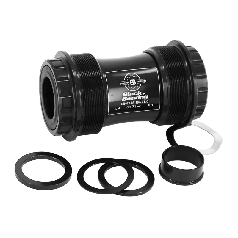 Cuvette Intégré Boîtier Filete Route-VTT Blackbearing Roulement Superieur B5 Diam T47 mm (Boite De 68-73 mm) Anglais - Bsc - 1,37X24 Axe 24 mm Et 24-22 mm (Adaptateur Gxp)
