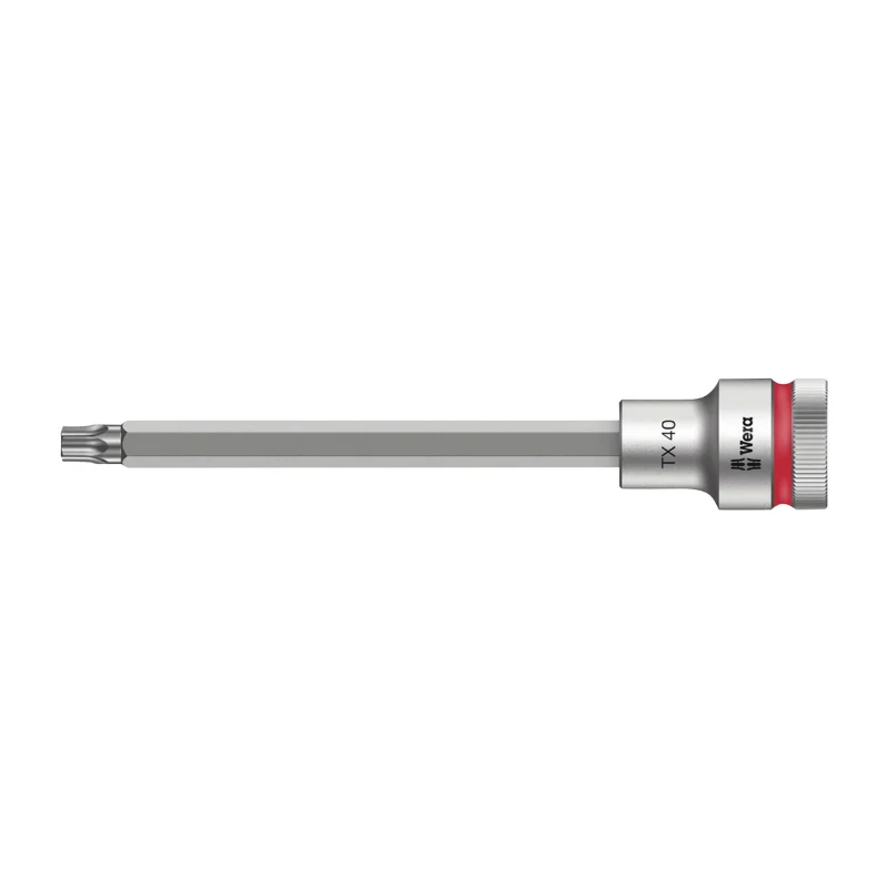 Douille Torx Wera 8767 Hf Zyklop 1-2 T40 Longueur 140 mm (Vendu A L'Unite) -Marque Allemande Pour Les Ateliers-