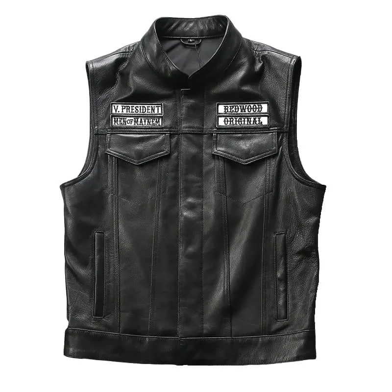 Gilet cuir biker - Sons of anarchy