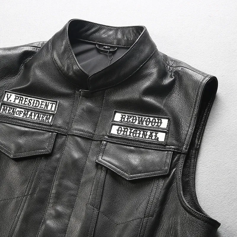 Gilet cuir biker - Sons of anarchy