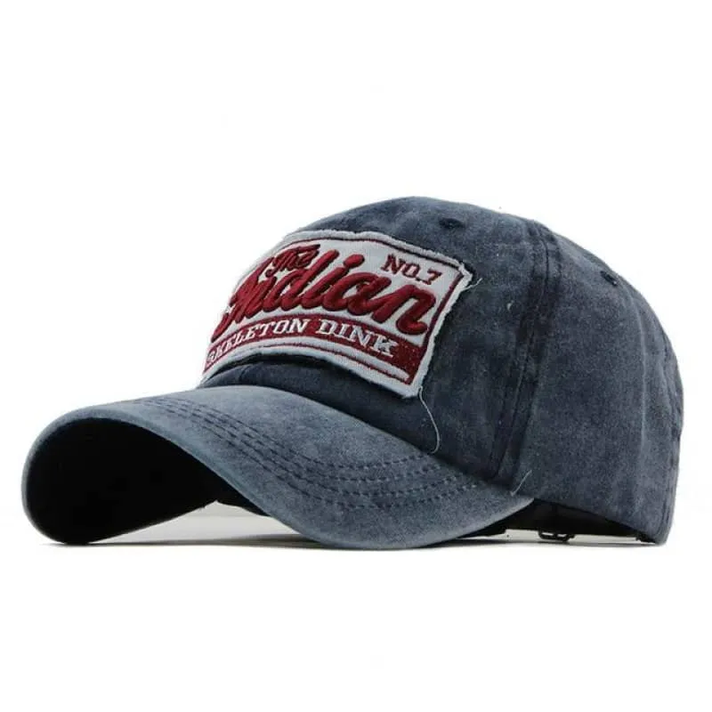 Casquette biker - The indian