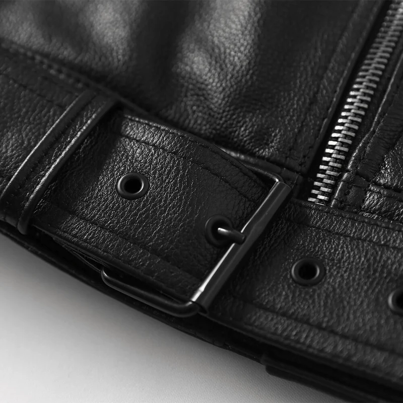 Gilet cuir biker - Thorir