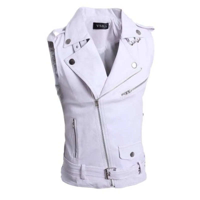 Gilet biker en cuir - Koll
