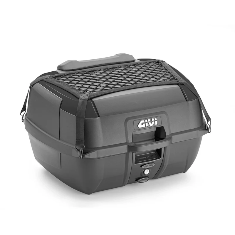 Baúl Monolock 45L negro reflectores negros B45 Givi