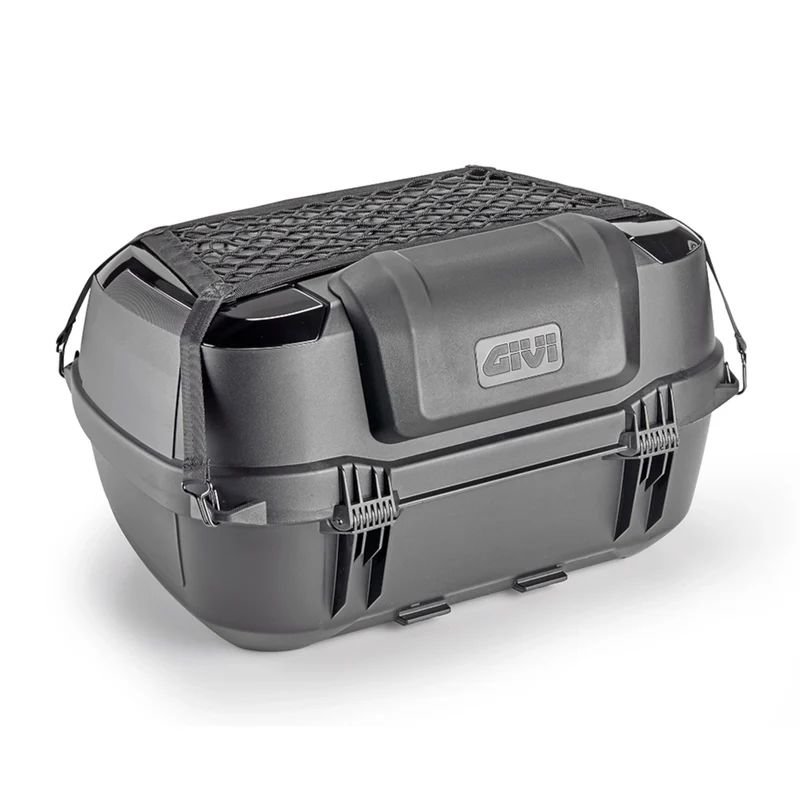 Baúl Monolock 45L negro reflectores negros B45 Givi