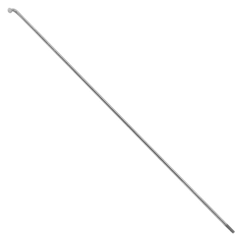 Rayon E-Bike INOX Argent 2.3 mm L 256 mm Tête Coudée (Vendu A L'Unite Sans Écrou) - Voir 185897 Pour Écrou