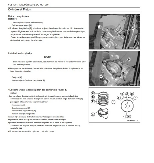 Manuel d'atelier Kawasaki 360 KVF Prairie 2003 français