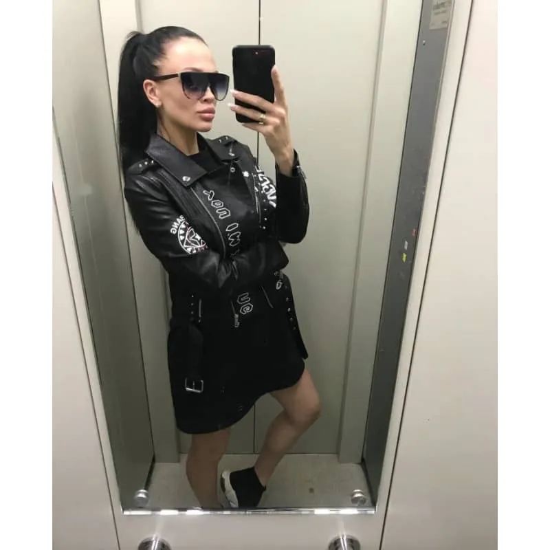 Veste biker femme - Struggle