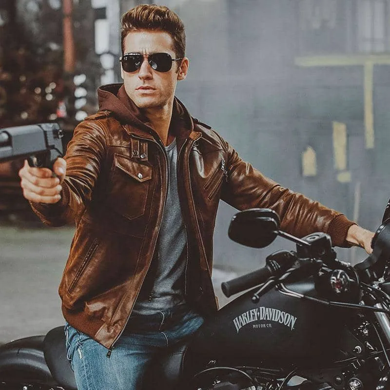Blouson biker homme - Auren