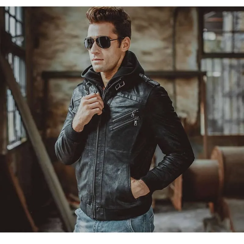 Blouson biker homme - Auren
