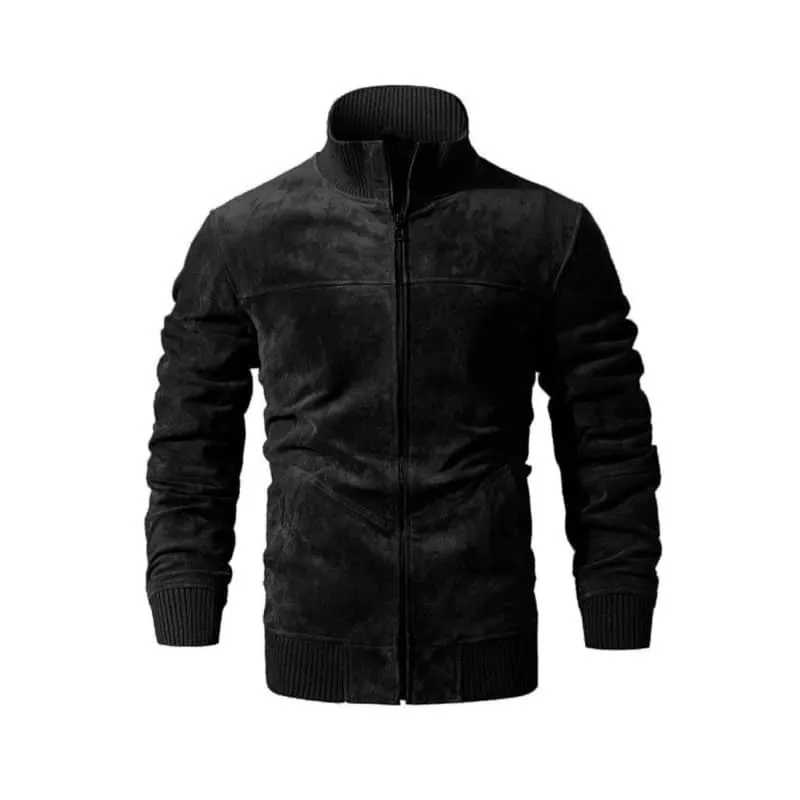 Veste biker homme - Suédé