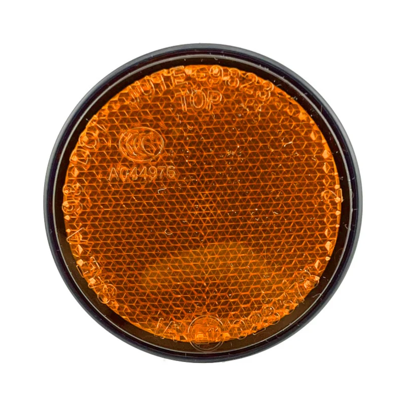 Catadióptrico con tornillo redondo naranja Vparts