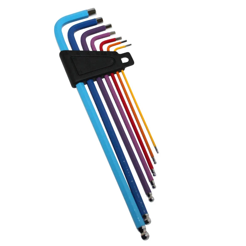 Outil Clé Allen P2R Tête Spherique1,5-2-2,5-3-4-5-6 (Jeu De 7 Pieces)