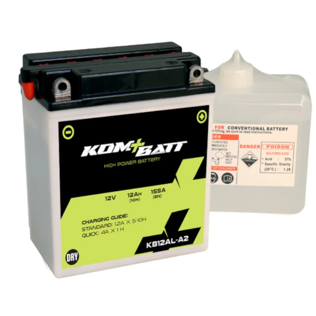 Batería YB12AL-A2 Kombatt