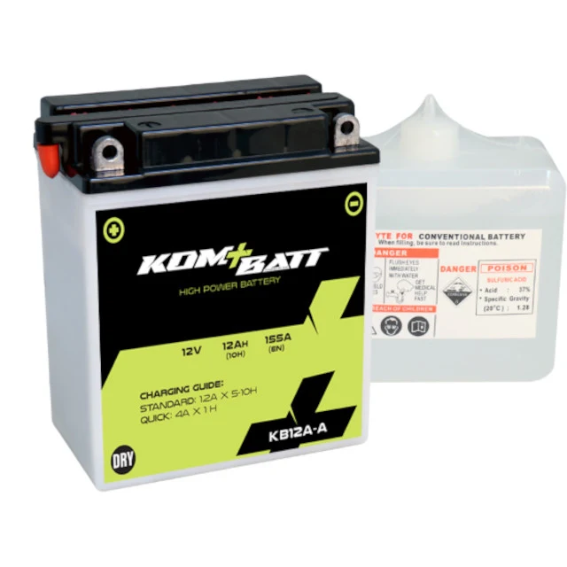 Batería YB12A-A Kombatt