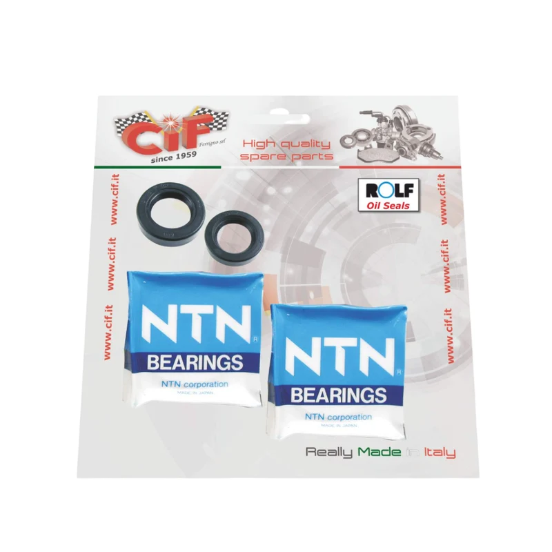 Roulements de vilebrequin & joints spi CIF NTN Piaggio / Gilera 50cc 2 temps
