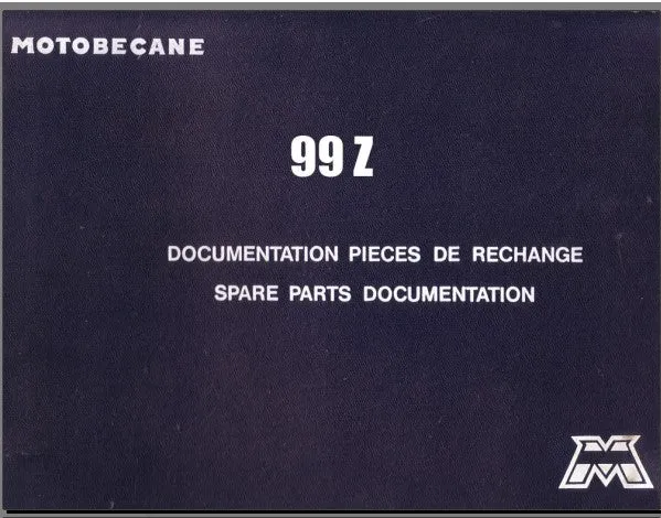 Manuels d'atelier réparation Motobécane 99Z